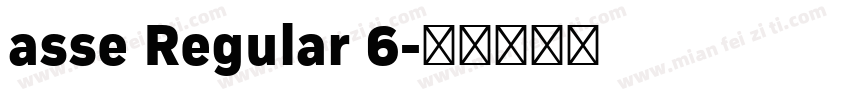 asse Regular 6字体转换